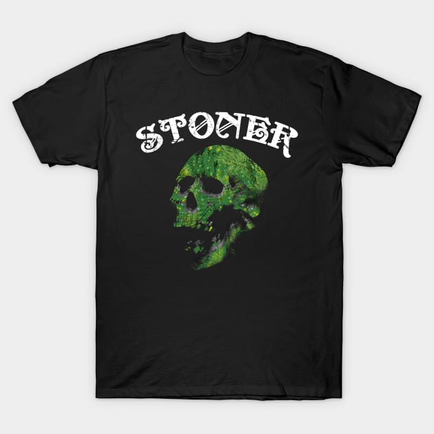 Stoner Skull T-Shirt by NINE69